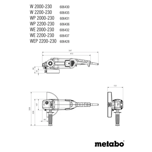 Metabo WP 2200-230